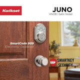 SmartCode 909 Satin Nickel Single Cylinder Electronic Deadbolt Featuring SmartKey Security - Super Arbor