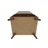 Manhattan Comfort Hampton Maple Cream 6-Shelf Office Cabinet