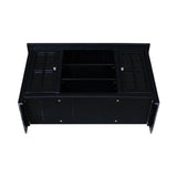 International Concepts Traditional Black Tv Cabinet (Accommodates TVs up to 52-in)