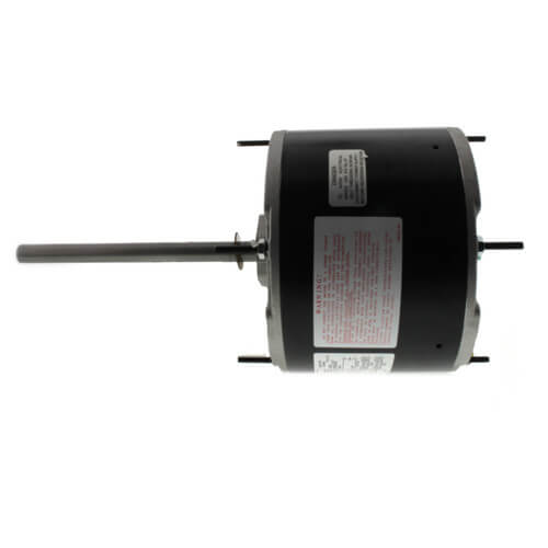 Packard 45458B inducer motor - side view (Type: Permanent Split Capacitor; Voltage: 208/230V)