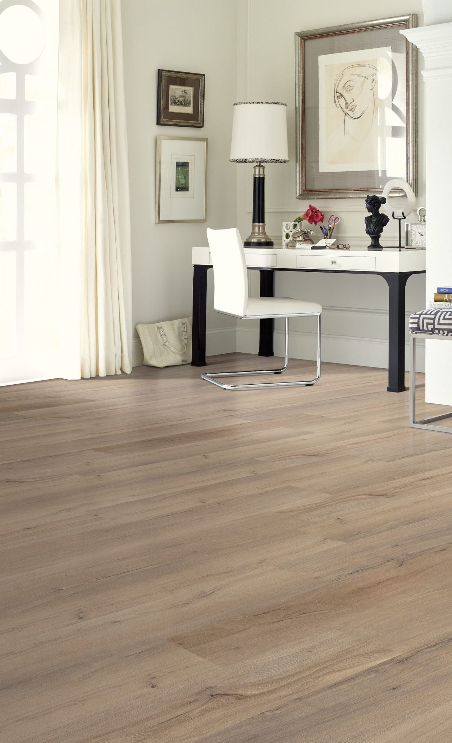 Shaw Newcastle Hilltop Hickory 7-in Wide x 4-4/5-mm Thick Waterproof Interlocking Luxury Vinyl Plank Flooring (18.68-sq ft)