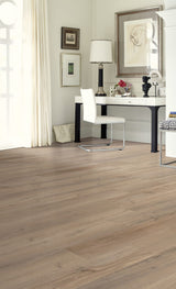 Shaw Newcastle Hilltop Hickory Brown 12-mil x 7-in W x 48-in L Waterproof Interlocking Luxury Vinyl Plank Flooring (18.67-sq ft/ Carton)