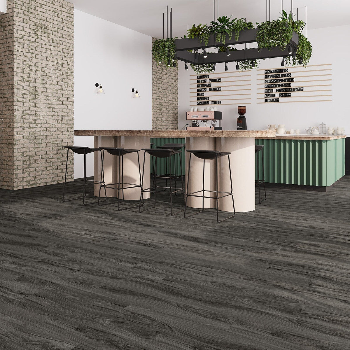 Lucida USA (Sample) PresCore Weathered Gray Wood Look 12-mil Water Resistant Glue Down Vinyl Tile