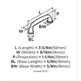 Amerock Kane (76Mm) Center to Center Arch Bar Drawer Pull