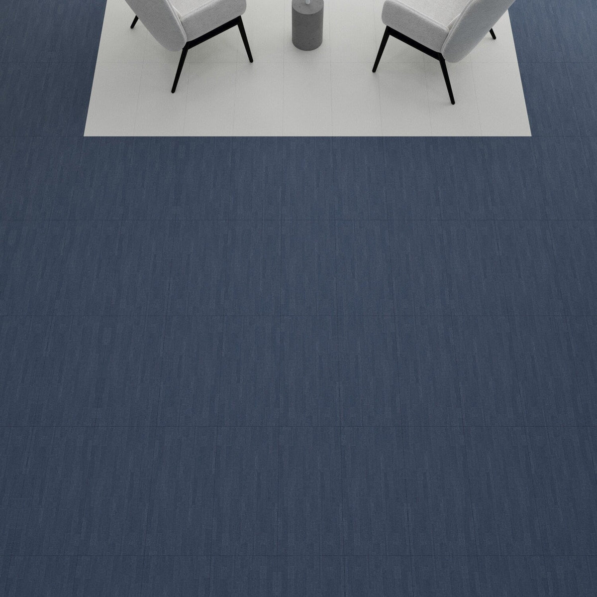 Lucida USA Cornflowe Blue Patterned Look 28-mil x 12-in W x 24-in L Waterproof Glue Down Luxury Vinyl Tile Flooring (36-sq ft/ Carton)