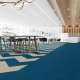 Lucida USA Delphina Blue Patterned Look 28-mil x 12-in W x 24-in L Waterproof Glue Down Luxury Vinyl Tile Flooring (36-sq ft/ Carton)