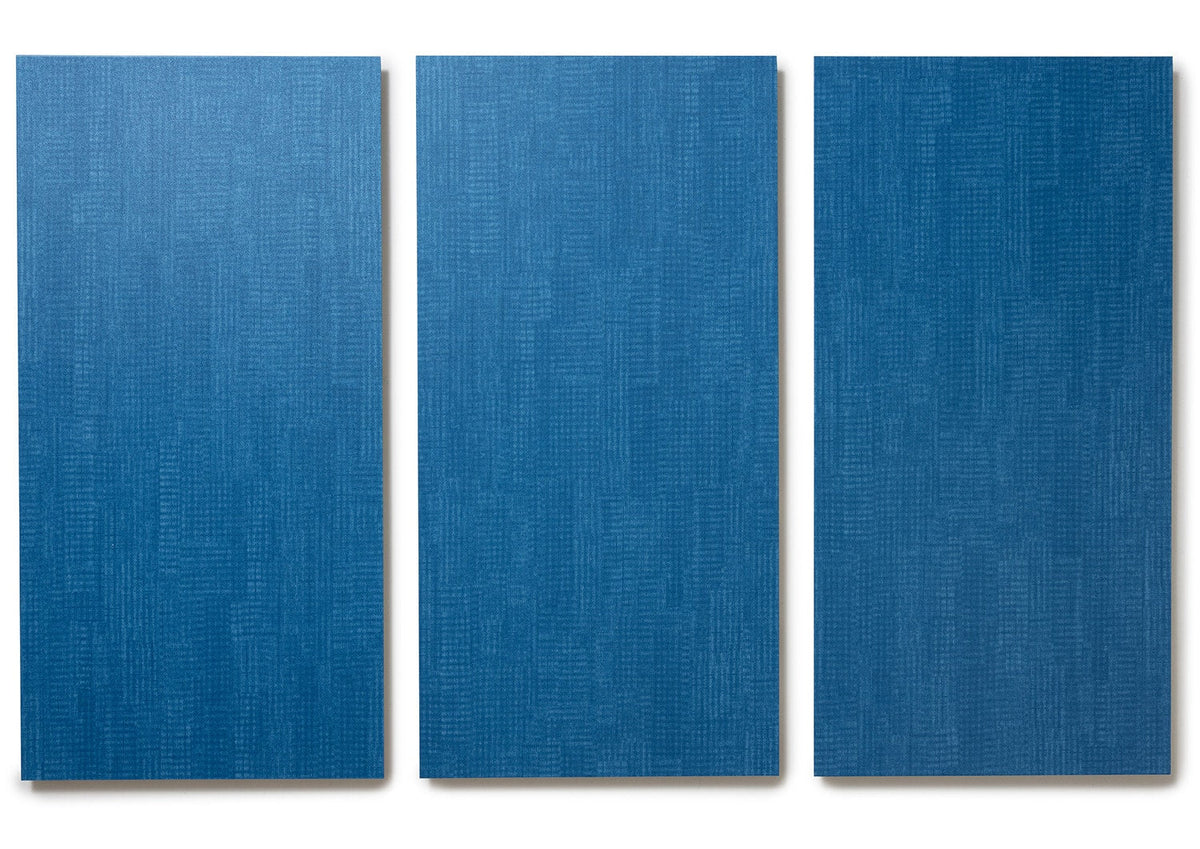 Lucida USA Delphina Blue Patterned Look 28-mil x 12-in W x 24-in L Waterproof Glue Down Luxury Vinyl Tile Flooring (36-sq ft/ Carton)