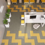 Lucida USA Daffodil Yellow Patterned Look 28-mil x 12-in W x 24-in L Waterproof Glue Down Luxury Vinyl Tile Flooring (36-sq ft/ Carton)