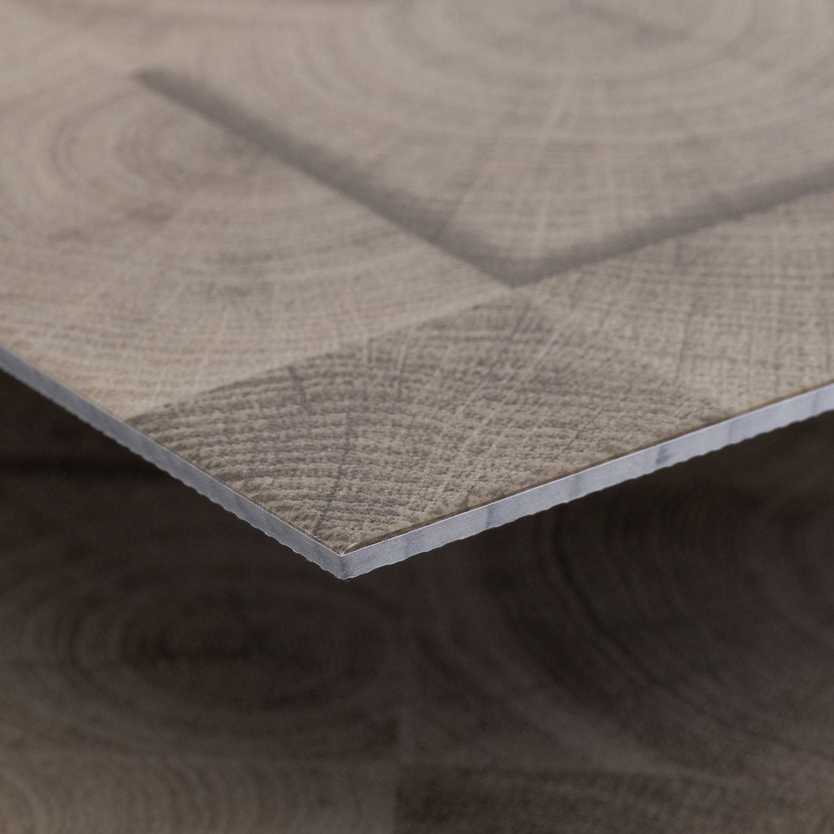 Lucida USA Faded Block Brown Patterned Look 28-mil x 12-in W x 24-in L Waterproof Glue Down Luxury Vinyl Tile Flooring (36-sq ft/ Carton)