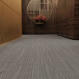 Lucida USA Granite Weave Gray Patterned Look 28-mil x 12-in W x 24-in L Waterproof Glue Down Luxury Vinyl Tile Flooring (36-sq ft/ Carton)