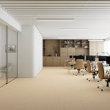 Lucida USA Harvest Weave Brown Patterned Look 28-mil x 12-in W x 24-in L Waterproof Glue Down Luxury Vinyl Tile Flooring (36-sq ft/ Carton)
