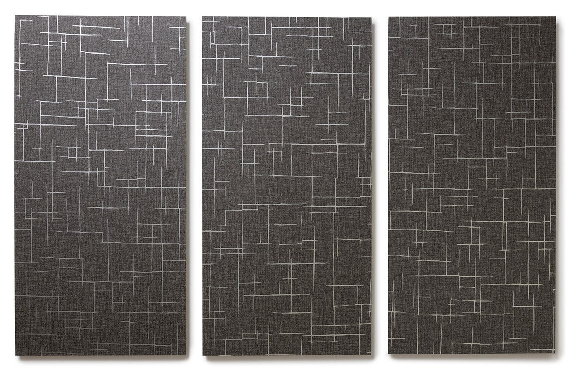 Lucida USA Antique Deco Gray Patterned Look 28-mil x 12-in W x 24-in L Waterproof Glue Down Luxury Vinyl Tile Flooring (36-sq ft/ Carton)