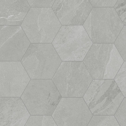 Satori Gios Obsidian 8-in x 10-in Matte Porcelain Hexagon Floor and Wall Tile (0.44-sq. ft/ Piece)