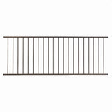 Fortress Building Products 24-ft x 34-in Black Sand Steel Deck Rail Kit
