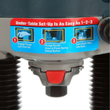 15 Amp 3-1/2 in. Corded Variable Speed Plunge Router with Dust Collection System - Super Arbor