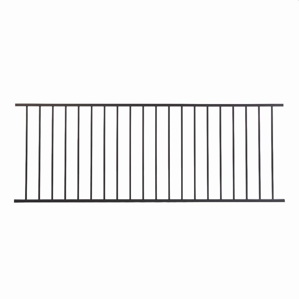 Fortress Building Products 8-ft x 40-in Black Sand Steel Deck Rail Kit