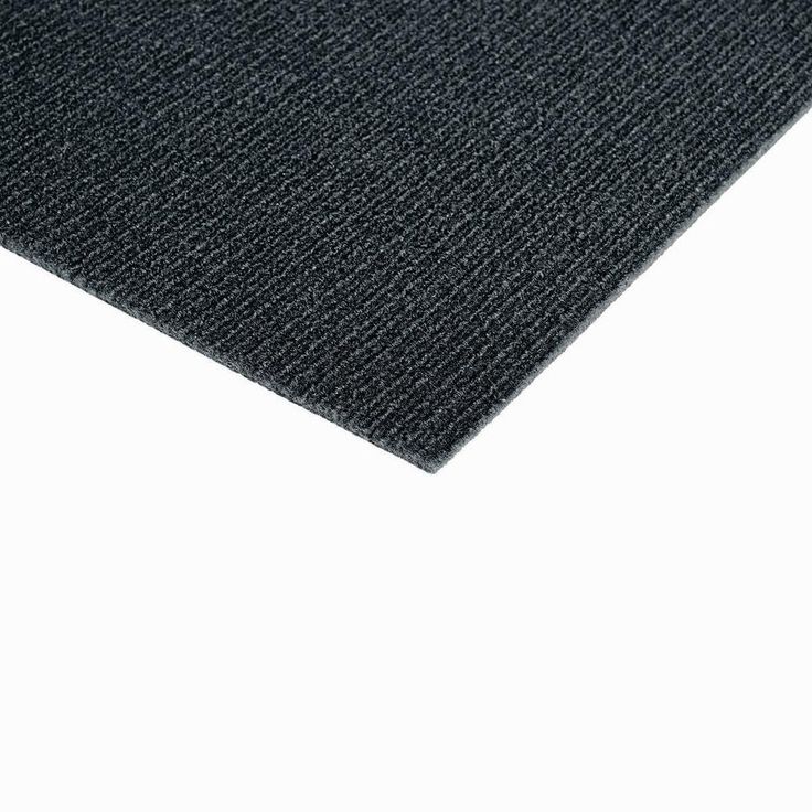 Foss Peel and Stick First Impressions High Low Rib Shadow 24 in. x 24 in. Commercial Carpet Tile (15 Tiles/Case)