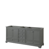 Deborah 59.25 in. W x 21.5 in. D Vanity Cabinet in White - Super Arbor