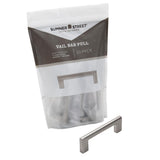 Vail 4 in. Satin Nickel Drawer Pull (10-Pack) - Super Arbor