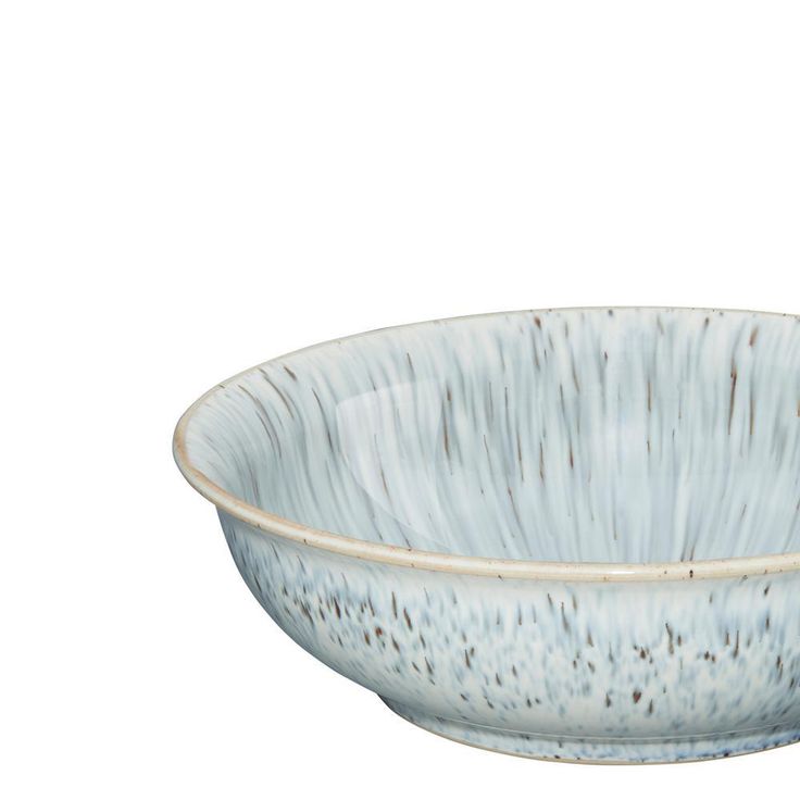 Halo Stoneware 26 fl. oz. Curved Shallow Bowl