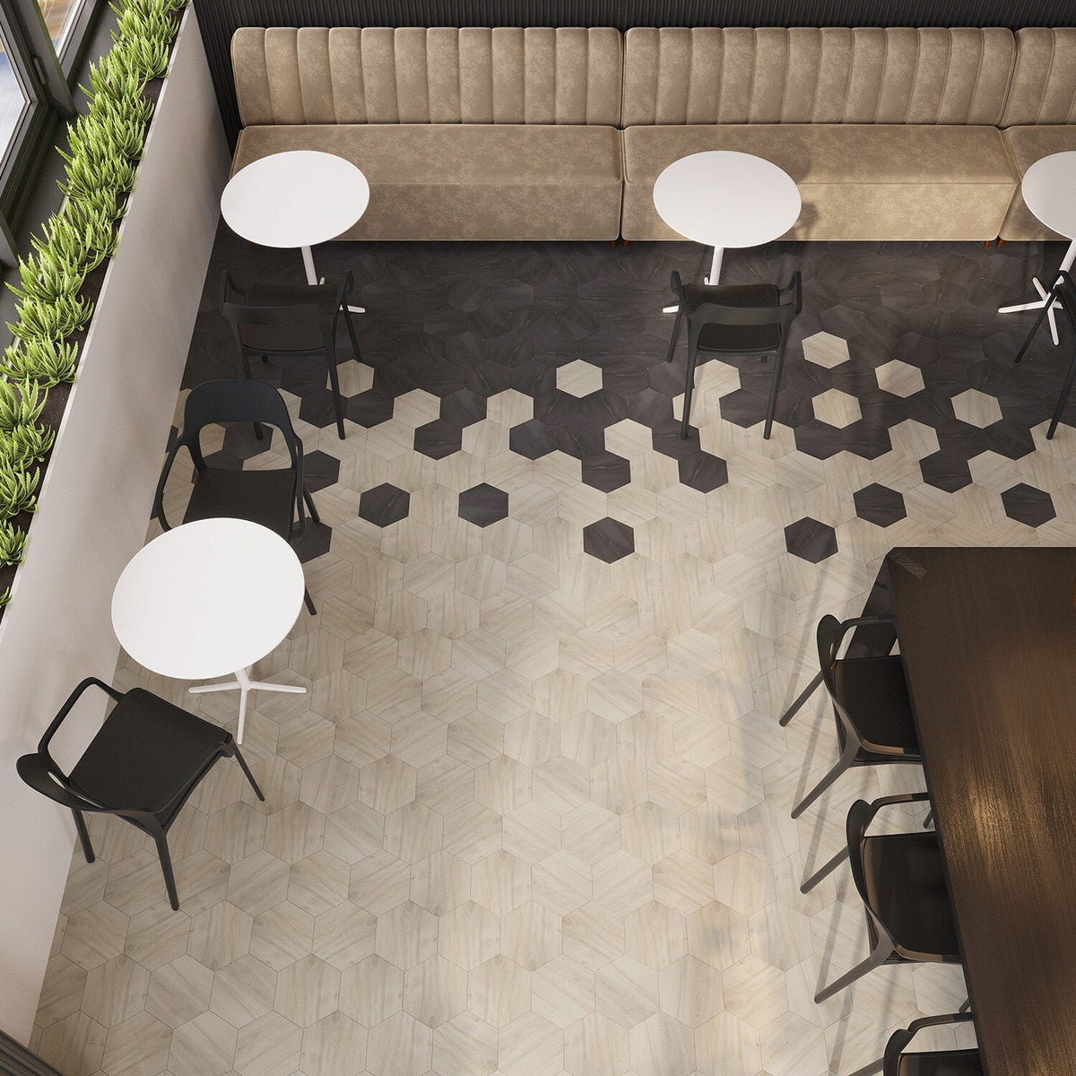 Lucida USA Meteorite Gray Stone Look 28-mil x 9-in W x 10-in L Waterproof Glue Down Luxury Vinyl Tile Flooring (12.25-sq ft/ Carton)