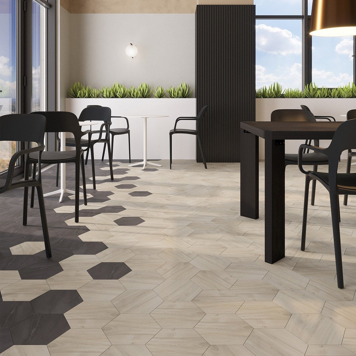 Lucida USA Meteorite Gray Stone Look 28-mil x 9-in W x 10-in L Waterproof Glue Down Luxury Vinyl Tile Flooring (12.25-sq ft/ Carton)