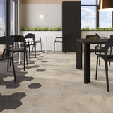 Lucida USA Meteorite Gray Stone Look 28-mil x 9-in W x 10-in L Waterproof Glue Down Luxury Vinyl Tile Flooring (12.25-sq ft/ Carton)