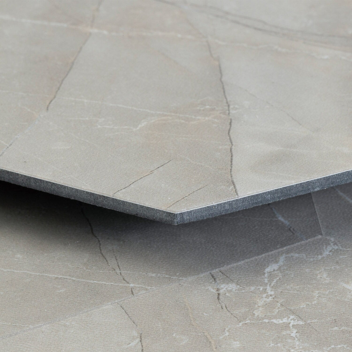 Lucida USA Tundra Grey Gray Stone Look 28-mil x 9-in W x 10-in L Waterproof Glue Down Luxury Vinyl Tile Flooring (12.25-sq ft/ Carton)