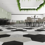Lucida USA Tundra Grey Gray Stone Look 28-mil x 9-in W x 10-in L Waterproof Glue Down Luxury Vinyl Tile Flooring (12.25-sq ft/ Carton)