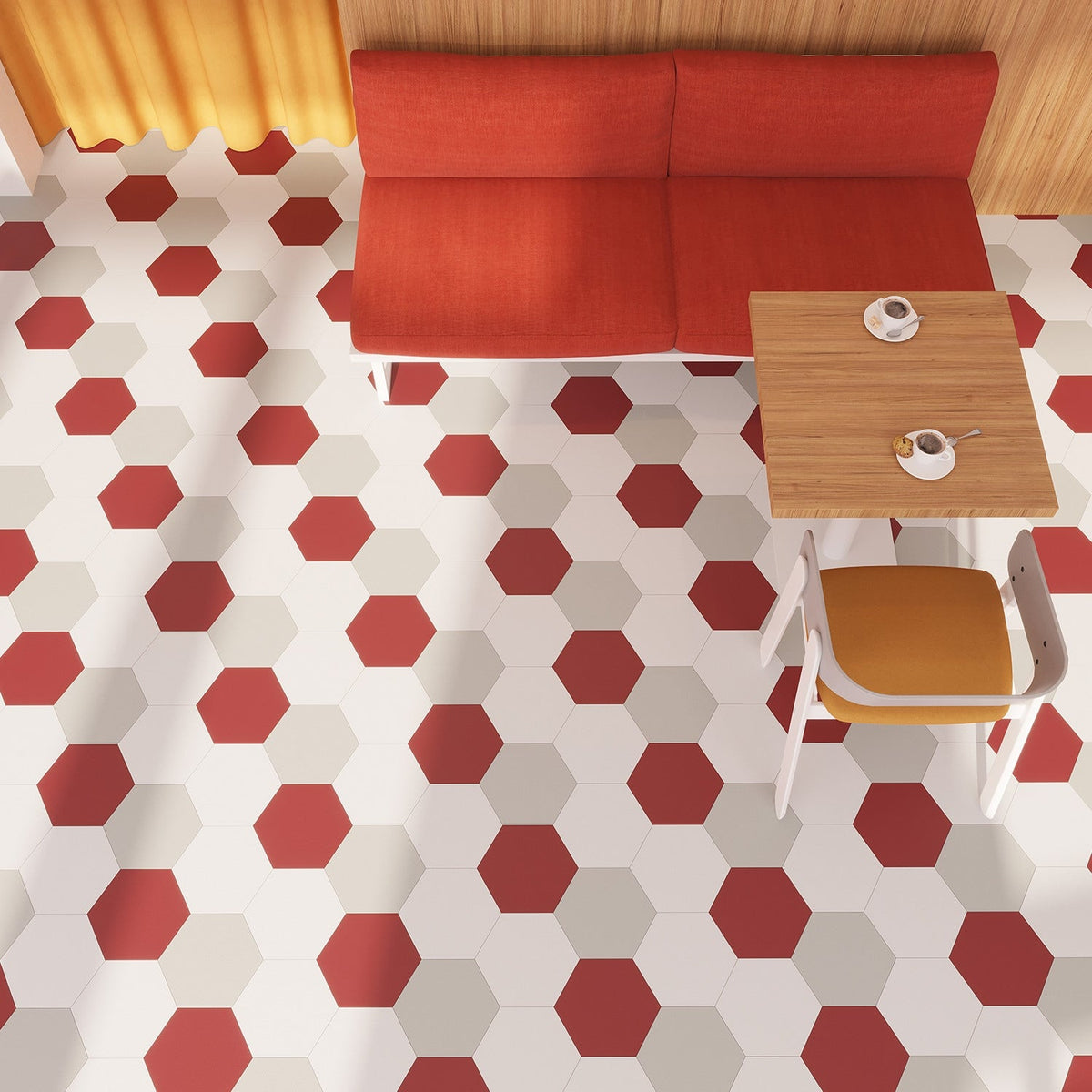 Lucida USA MosaiCore Berry 9-in x 9-in Waterproof Luxury Vinyl Tile Flooring, 28-mil Wear Layer (12.25-sq ft Carton)