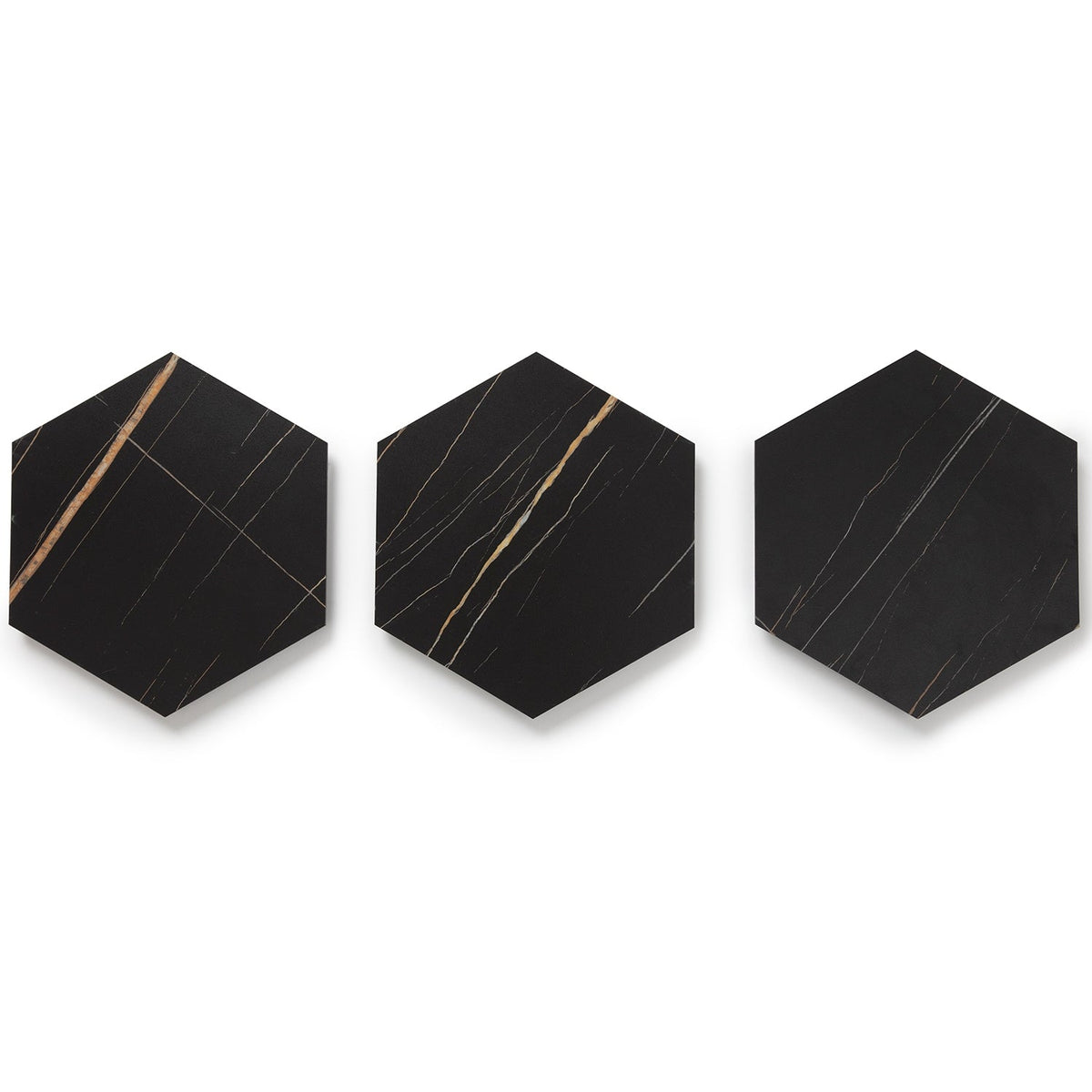 Lucida USA MosaiCore Noir 9-in x 9-in Waterproof Stone-Look Luxury Vinyl Tile Flooring, 28-mil Wear Layer (12.25-sq ft Carton)