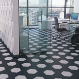 Lucida USA MosaiCore Midnight 9-in x 9-in Waterproof Luxury Vinyl Tile Flooring, Glue-Down, 28-mil Wear Layer (12.25-sq ft Carton)