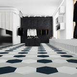 Lucida USA Mist Gray Solid 28-mil x 9-in W x 10-in L Waterproof Glue Down Luxury Vinyl Tile Flooring (12.25-sq ft/ Carton)