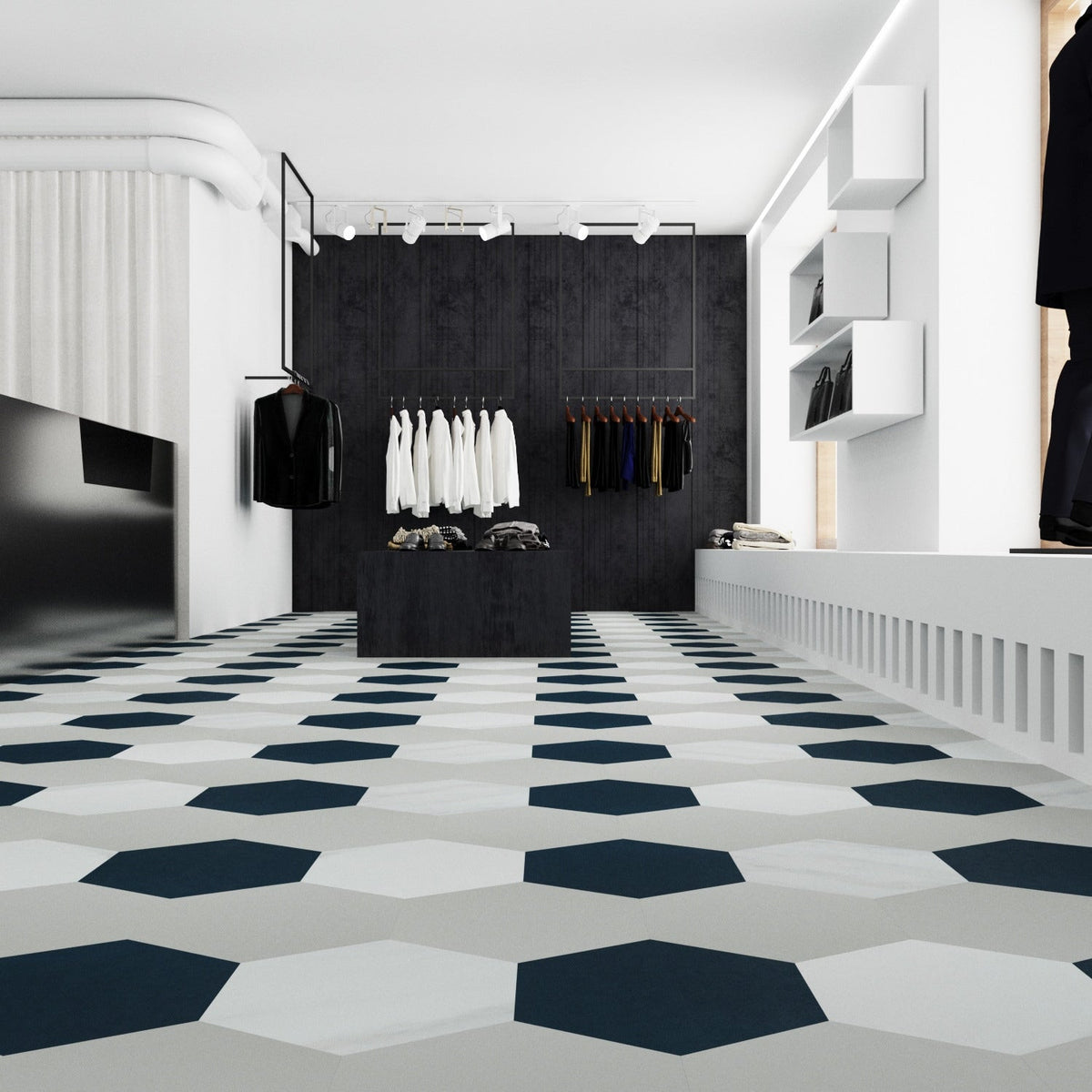 Lucida USA MosaiCore Mist 9-in x 9-in Waterproof Luxury Vinyl Tile Flooring, Glue-Down (12.25-sq ft Carton)