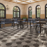 Lucida USA Charcoal Quartz Gray Stone Look 28-mil x 9-in W x 10-in L Waterproof Glue Down Luxury Vinyl Tile Flooring (12.25-sq ft/ Carton)