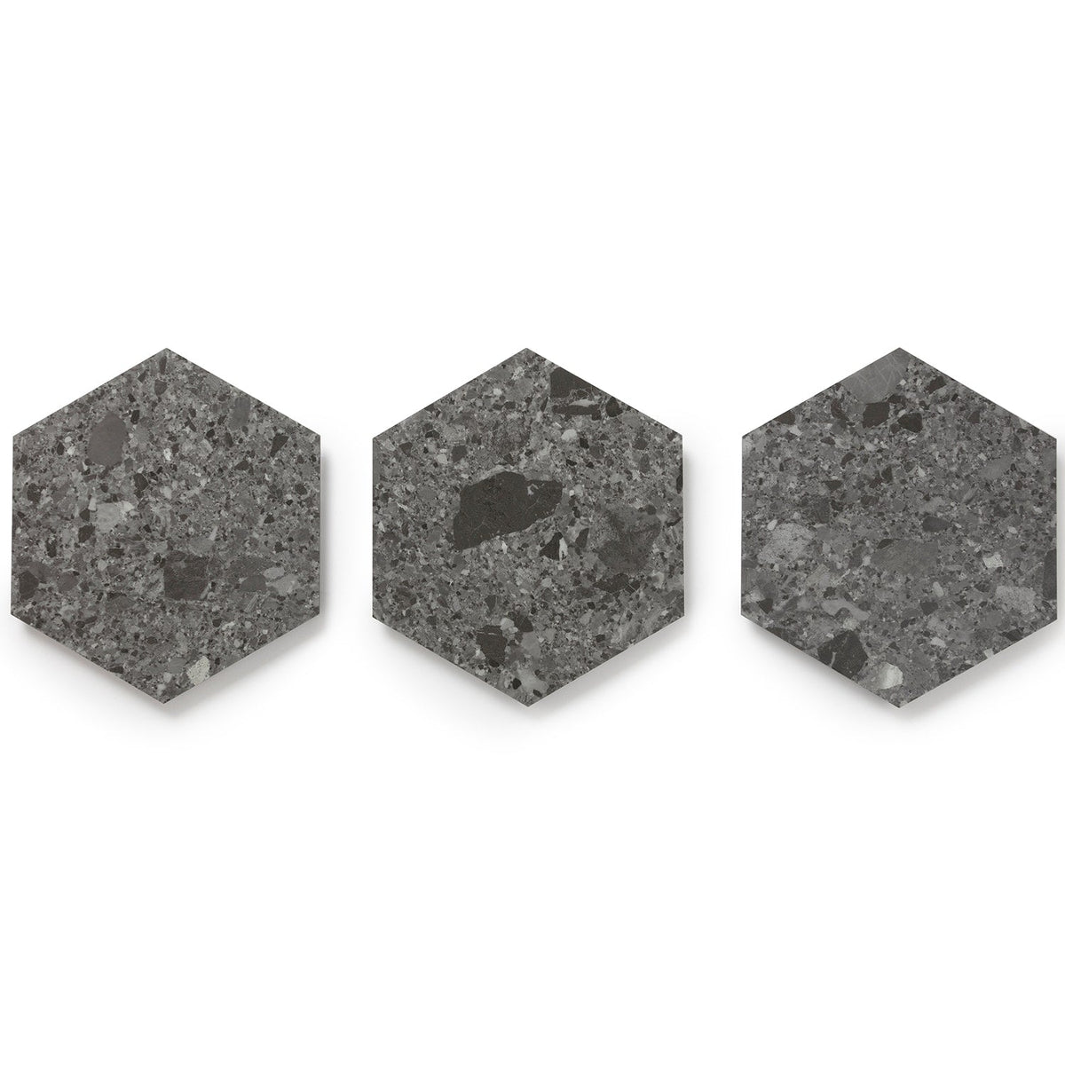 Lucida USA MosaiCore Charcoal Quartz 9-in x 9-in Waterproof Luxury Vinyl Tile Flooring, 28-mil Wear Layer (12.25-sq ft Carton)