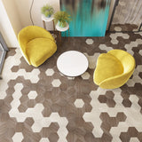 Lucida USA Hickory Brown Wood Look 28-mil x 9-in W x 10-in L Waterproof Glue Down Luxury Vinyl Tile Flooring (12.25-sq ft/ Carton)