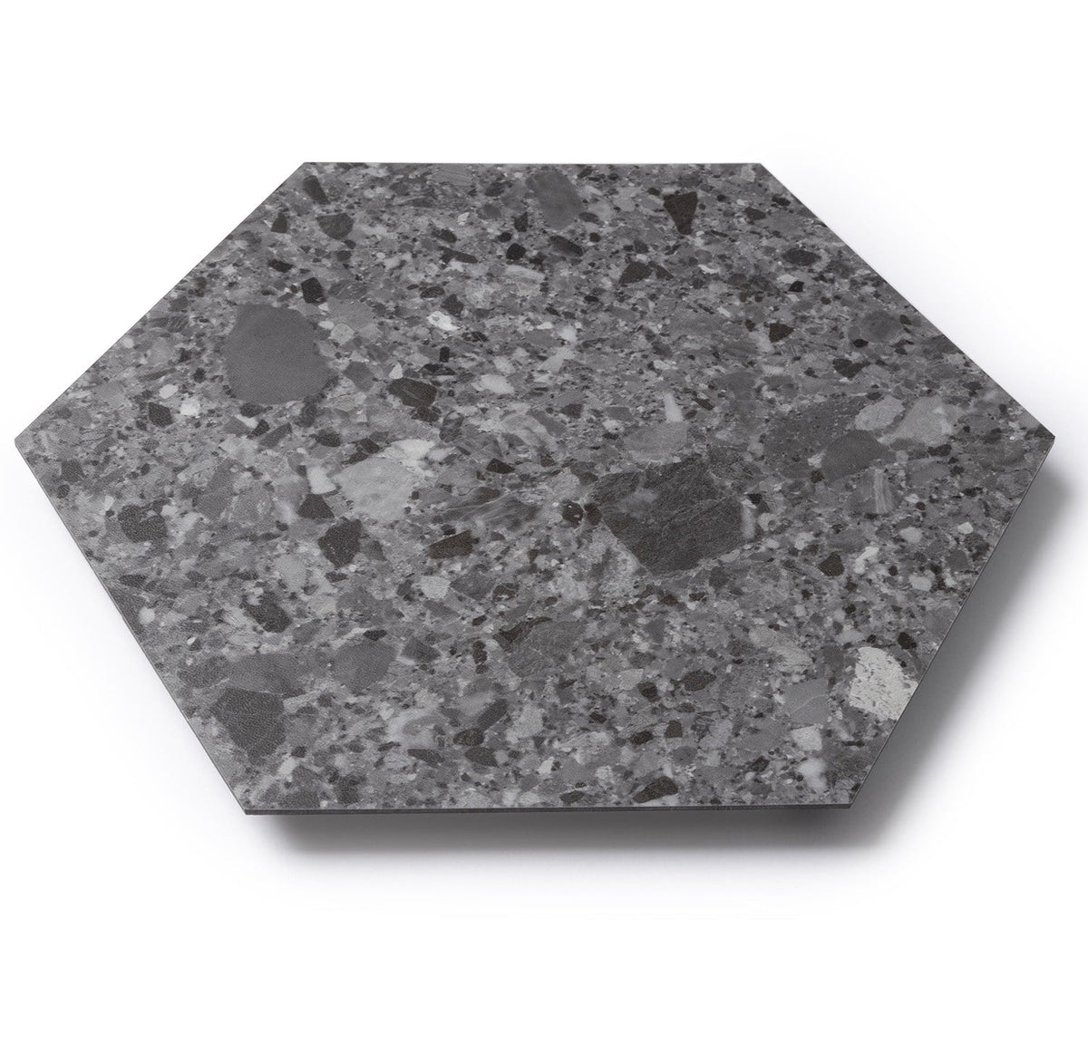 Lucida USA MosaiCore Charcoal Quartz 9-in x 9-in Waterproof Luxury Vinyl Tile Flooring, 28-mil Wear Layer (12.25-sq ft Carton)