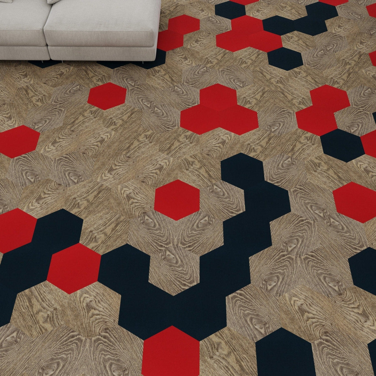 Lucida USA Heritage Oak Brown Wood Look 28-mil x 9-in W x 10-in L Waterproof Glue Down Luxury Vinyl Tile Flooring (12.25-sq ft/ Carton)