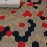 Lucida USA Heritage Oak Brown Wood Look 28-mil x 9-in W x 10-in L Waterproof Glue Down Luxury Vinyl Tile Flooring (12.25-sq ft/ Carton)