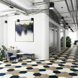 Lucida USA Heritage Oak Brown Wood Look 28-mil x 9-in W x 10-in L Waterproof Glue Down Luxury Vinyl Tile Flooring (12.25-sq ft/ Carton)