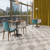 Lucida USA Ivory Rock Off-white Stone Look 28-mil x 10-in W x 16-in L Waterproof Glue Down Luxury Vinyl Tile Flooring (15.15-sq ft/ Carton)