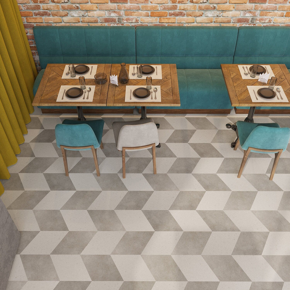 Lucida USA Ivory Rock Off-white Stone Look 28-mil x 10-in W x 16-in L Waterproof Glue Down Luxury Vinyl Tile Flooring (15.15-sq ft/ Carton)