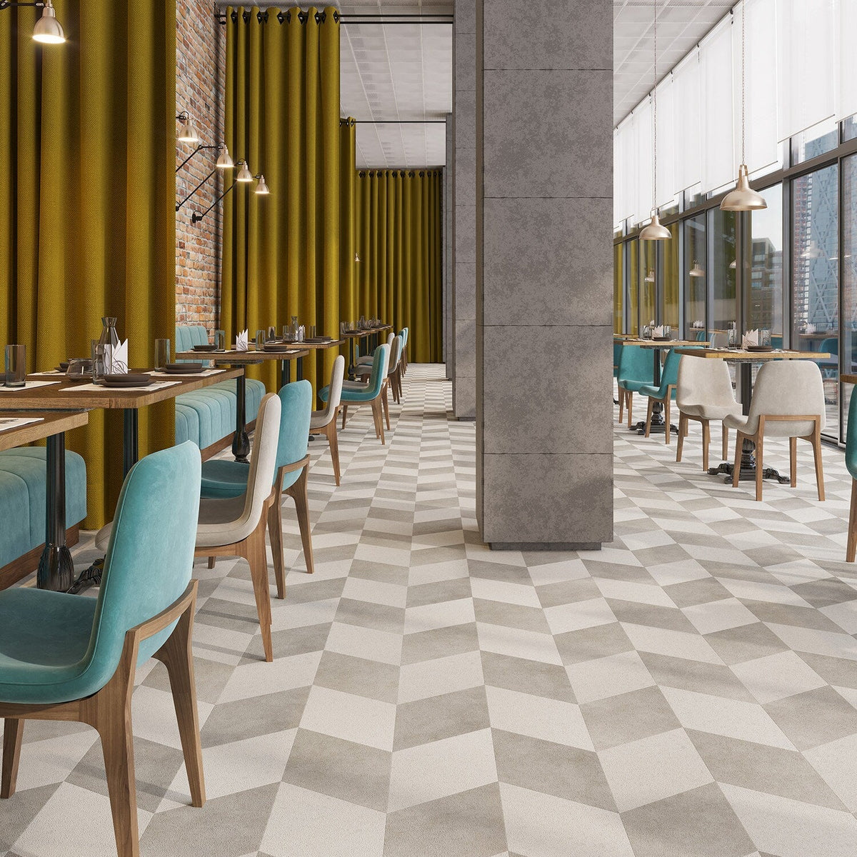 Lucida USA Ivory Rock Off-white Stone Look 28-mil x 10-in W x 16-in L Waterproof Glue Down Luxury Vinyl Tile Flooring (15.15-sq ft/ Carton)