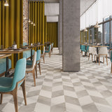 Lucida USA Ivory Rock Off-white Stone Look 28-mil x 10-in W x 16-in L Waterproof Glue Down Luxury Vinyl Tile Flooring (15.15-sq ft/ Carton)