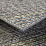 Lucida USA Cityscape Braid Brown Patterned Look 28-mil x 10-in W x 16-in L Waterproof Glue Down Luxury Vinyl Tile Flooring (15.15-sq ft/ Carton)