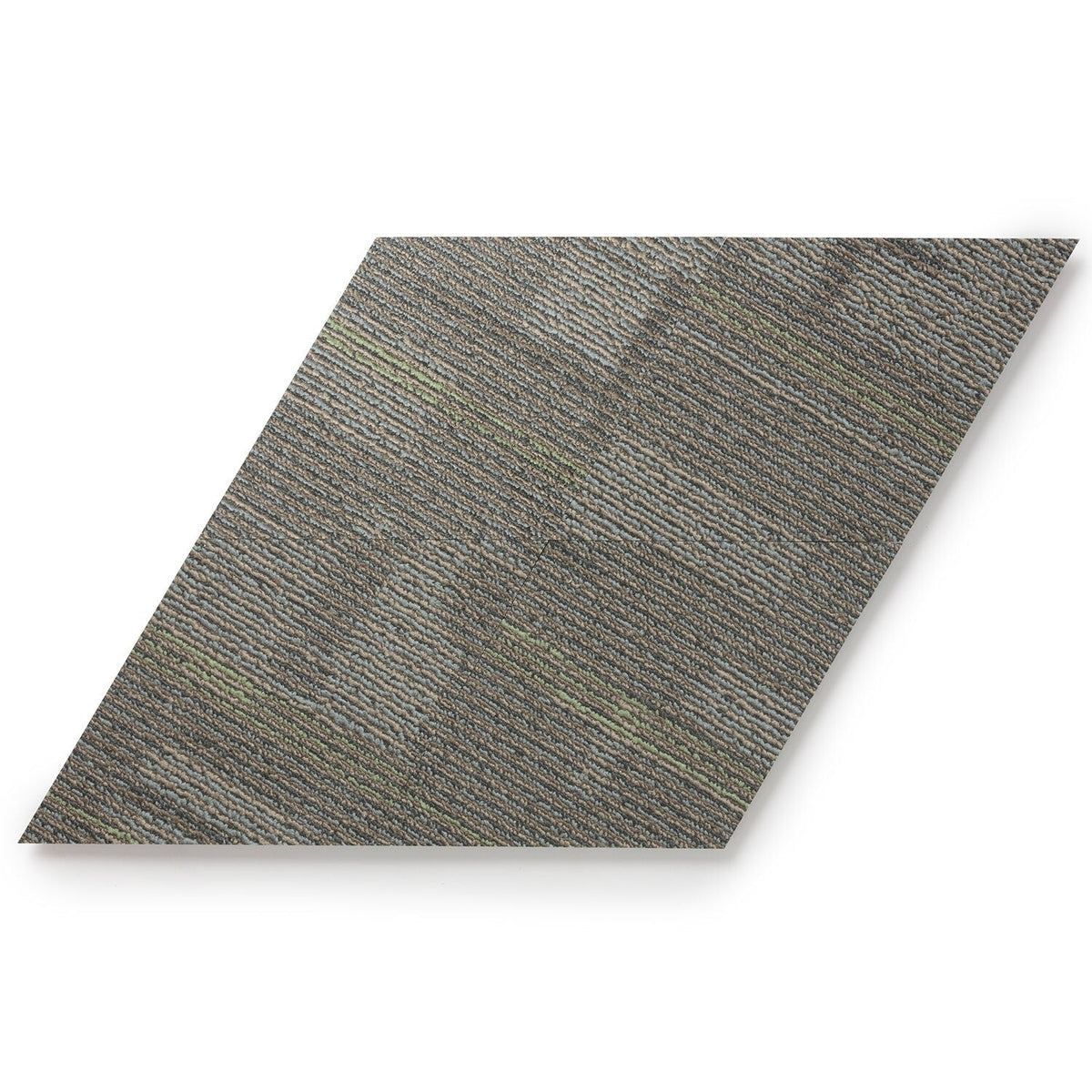 Lucida USA Cityscape Braid Brown Patterned Look 28-mil x 10-in W x 16-in L Waterproof Glue Down Luxury Vinyl Tile Flooring (15.15-sq ft/ Carton)