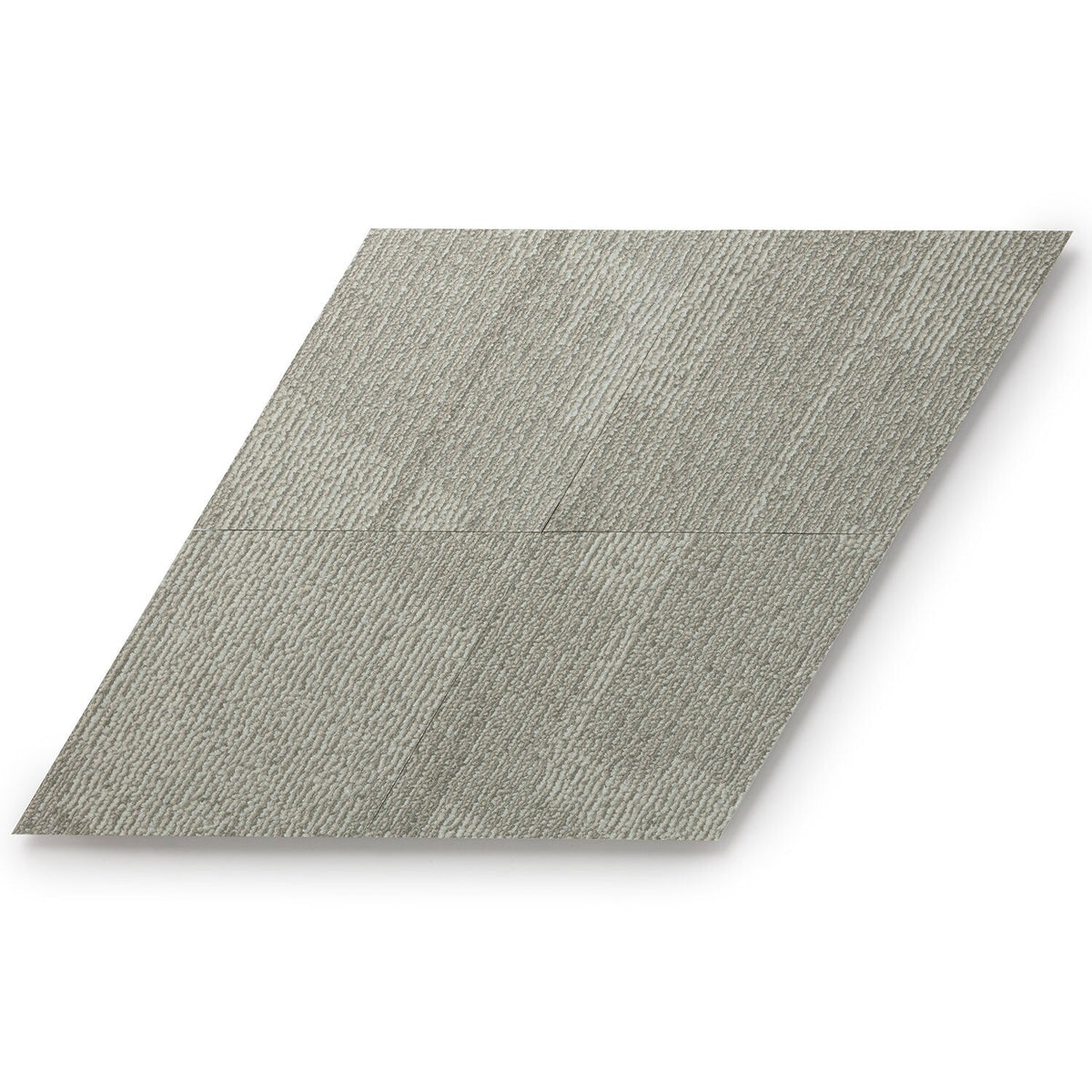 Lucida USA Fleece Braid Gray Patterned Look 28-mil x 10-in W x 16-in L Waterproof Glue Down Luxury Vinyl Tile Flooring (15.15-sq ft/ Carton)