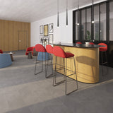 Lucida USA Pumice Braid Gray Patterned Look 28-mil x 10-in W x 16-in L Waterproof Glue Down Luxury Vinyl Tile Flooring (15.15-sq ft/ Carton)