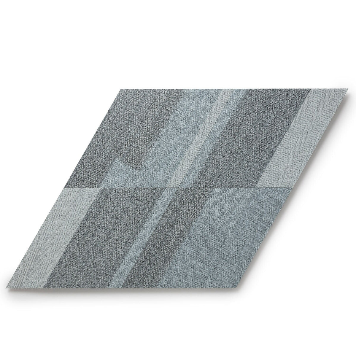 Lucida USA Denim Braid Gray Wood Look 28-mil x 10-in W x 16-in L Waterproof Glue Down Luxury Vinyl Tile Flooring (15.15-sq ft/ Carton)